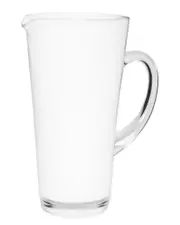 Alice Pazkus White Glass Pitcher