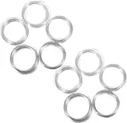 10 Rolls Aluminum Bonsai Wire Soft Training Wires for Bonsai Tree 1mm 10m/roll