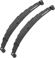 SEHNSUCHT Trailer Leaf Spring, 6 Leaf Double Eye 3500lb Leaf Springs for 7000lb Trailer Axle, 25-1/4"L, 1.75" Width, 3” Free Open of Leaf Spring, Replace for SW6, 2-Pieces
