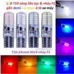 (T10 T10-24SMD-3014-BLINKING) 1 T10 LED T10 燈泡連續閃爍和 F1 閃爍帶半轉