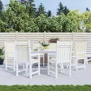 Garden Lowback Chair Cushions 6 pcs Cream 100x50x3 cm Oxford Fabric Garden Furniture Cushions