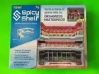 Spicy Shelf Spice Rack and Stackable Patented Organizer 1 Set of 2 Shelves