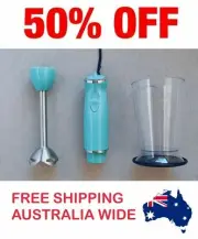 Tiffany Green Blender stick 3 combo set Stainless Steel multi speed measure cup