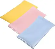 [BESTYASH] 3pcs Soft Eyeglass Cases for Men Sunglasses Pouch Zipper Protective Sunglass Case Compact Size for Travel Office School