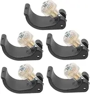 CLISPEED 5pcs Trekking Pole Locking Buckle Nylon Fastener Clip for Easy Installation Stable Fixation for Hiking and Mountaineering Poles