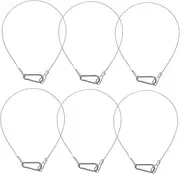 Luxshiny Security Cable Luggage Lock Heavy Duty Stainless Steel Wire Lock Hook for Picture Hanging