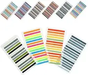 Tofficu Marking Stickers 10pcs Reading Strips Sticky Index Tabs for Notes Professional Highlight Strips Bookmarks