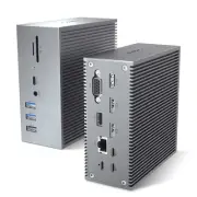 Docking Station, 16 in 2 USB C Docking Station Dual Monitor for MacBook Pro A...