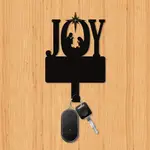 1 件,金屬 CHRISTMAS JOY MANGER 掛鉤,鑰匙帶掛繩,牆壁裝飾掛鉤,聖誕裝飾,場景裝飾,節日裝飾,家