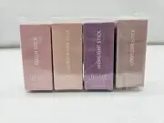 LUXAZA 4Pcs Cream Blush Contour Highlighter Bronzer Moisturizer Stick Makeup Set