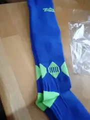 New Actiput Pair Of Compression Socks Blue with Bright Green design - sizeL-XL