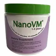Solace Nutrition Pediatric Oral Supplement NanoVM 1 - 3 Years Unflavored 275 Gram Can Powder, 275 Grams (Pack of 1)