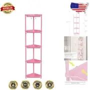 5 Tier Adjustable Corner Shower Shelf: Rustproof & Scratchproof Bathroom Rack