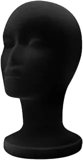 Happyyami Mannequin Head Foam Display Holder for Hats Wigs Durable Foam Stand for Home Store Use Stylish Head Shape for Wig Drying Cap Storage for Decoration Display