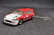 Hotwheels honda civic custom keyring diecast car