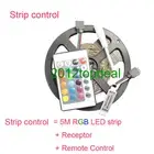 3528 RGB led strip light 5M 300SMD led stripe + Mini 24keys IR Remote Controller