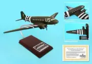 C-47 Band of Brothers William Guarnere Signed Desk Model 1/62 AK Airplane COA