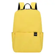 Children's Solid Color Small Backpack Boys And Girls Schoolbag Lightweight Student Schoolbag High Quality high quality Yellow