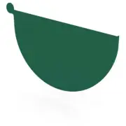 VIC NEW Stratco Half Round Gutter Stop End Caulfield Green