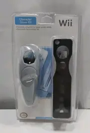 Nintendo Wii Zelda Triforce Grey And Black Silicone Glove Kit Switch N' Carry