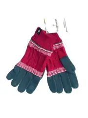 Smartwool Popcorn Cable Gloves Prussian Blue