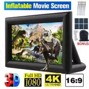 4M x 3M Inflatable Giant Movie Screen 16:9 Outdoor Projector Cinema Theatre New