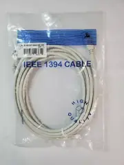 10fT Firewire 1394 IEEE 4 Pin to 4 Pin Male to Male Cable 10'