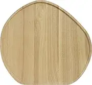 Stanley Rogers 50759 Wooden Serving Platter Round Large, rubberwood Serving Plate, Platter for Snacks and Cheese, Serving Tray with Raised Rim (Colour: Brown)
