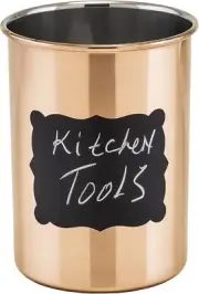 Old Dutch Decor "CHALKBOARD" Tool Caddy, Copper