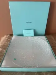 Tiffany And Co Crystal Plate Platter