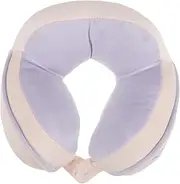 NOLITOY Cartoon Rabbit U Neck Travel Pillow Portable Lightweight Neck Support for Cars Airplanes and Office Naps Soft Breathable U Shaped Design for Comfort