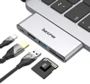 iMXPW Type-C to HDMI Multiport Adapter for New MBP 13”/15”, 40Gbps Thunderbolt 3