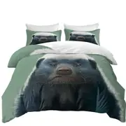 Cute Animal Art Honey Badger Quilt Cover