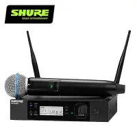 在飛比找Yahoo!奇摩拍賣優惠-SHURE GLXD24R + / BETA58A 高級數位