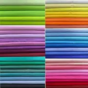 LUMANSUO 50pcs 10" x 10" Cotton Quilting Fabric Squares Fat Quarter Bundles Fabric for DIY Craft Patchwork,Solid