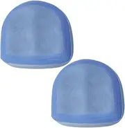 Hot Tub Seat 18.5x14.6x5.9 Inflatable Booster with Suction Cups - 2Pcs PVC Spa Back Support Cushion (Blue)‌