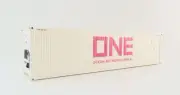 WSI 04-2201 40 ft Reefer Carrier Shipping Container ONE Ocean Express Scale 1:50