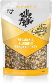 Blue Frog Breakfast - Macadamia, Almond and Manuka Honey, 350G