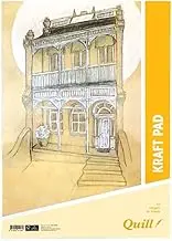 Quill A3 Kraft Pad, 120gsm, 30 Sheets, Portrait Orientation