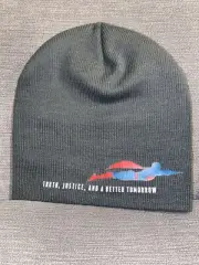 WB Warner Brothers 100 Superman Beanie Adult A Better Tomorrow