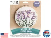 LEISURE ARTS Embroidery Kit 6" Lavender Haze V2 - Embroidery Kit for Beginner