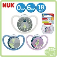 在飛比找樂天市場購物網優惠-NUK SPACE 夜光型超透氣安撫奶嘴 矽膠安撫奶嘴 初生