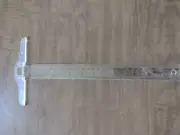 Vintage C-Thru T-Square Ruler, 12in Plastic C-Thru Ruler Co. Bloomfield, CT (N1)