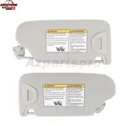 Driver & Passenger side Sun Visor Gray w/ Mirror For 2013-2018 Nissan Altima