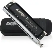 Chromatic Harmonica Key of C,12-Hole 48 Tones Black Professional Mouth Organ Har
