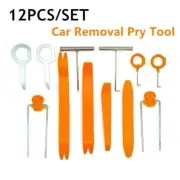 12Pcs Plastic Car Radio Door Clip Panel Trim Dash Audio Removal Pry Tool Repair