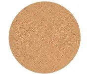 Natural Cork Round Shelf Liner for Lazy Susans Trimmable Diameter 17"