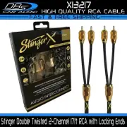Stinger X3 Series 17 ft 2 Channel Rca Audio Cable Audiophile Interconnect XI3217