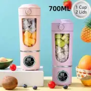 Portable Maker Blender 700Ml 12-Blades Multi-Color Smoothie Juicer Bottle New