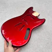 Guitar body mustang metallic red North America alder 4.08 LBS